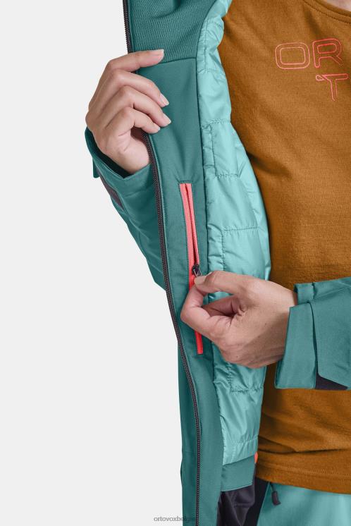 vrouwen zwarte raaf 2l Zwitserse wollen sedrun jas ORTOVOX kleding LX0XF1238