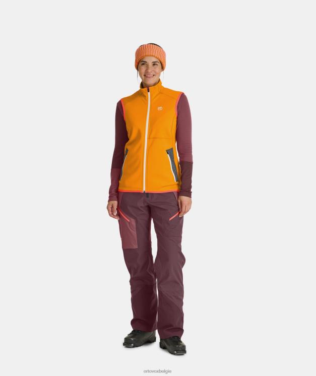 vrouwen zwarte raaf fleecevest ORTOVOX kleding LX0XF1149