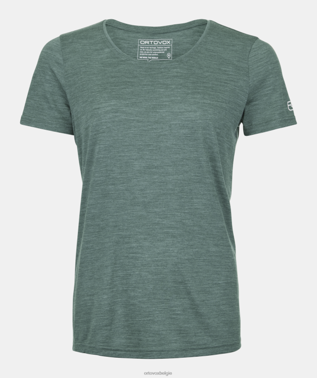 vrouwen arctisch grijze mix 120 cool tec clean ts ORTOVOX kleding LX0XF1268