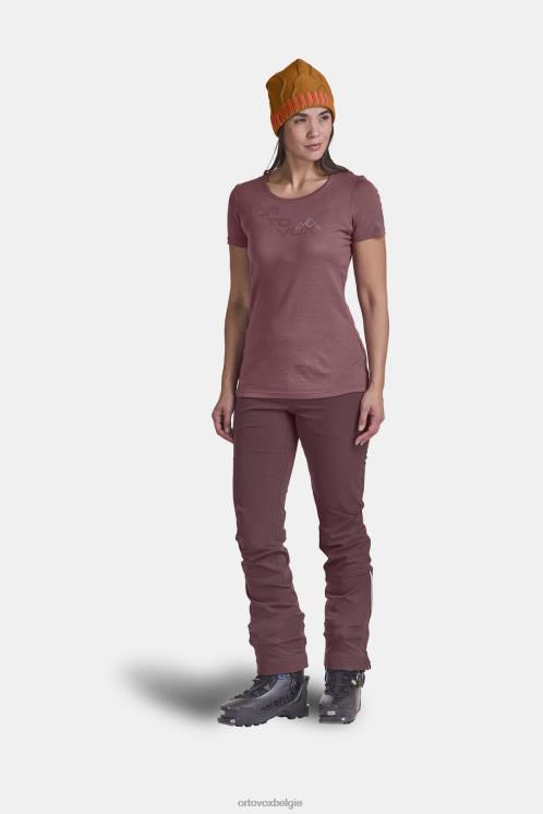 vrouwen berg roos 185 merino tangram-logo ts ORTOVOX kleding LX0XF1000