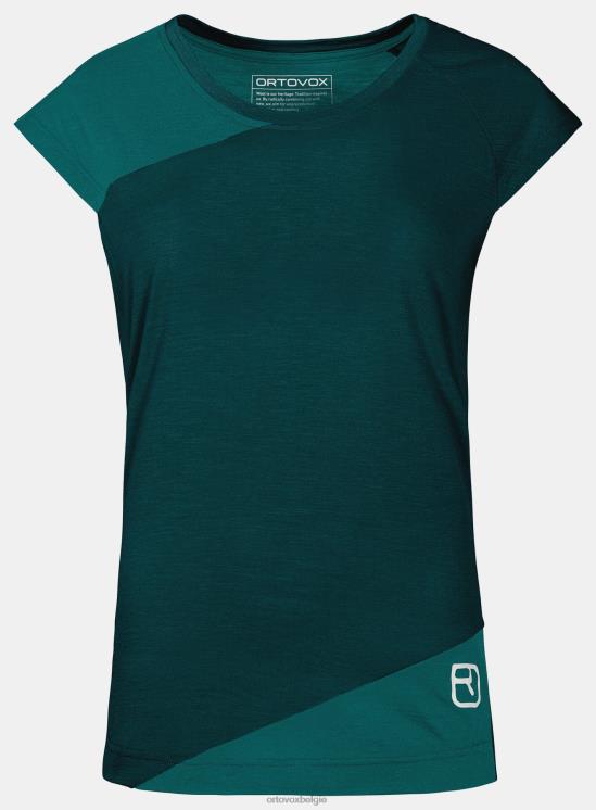 vrouwen donkere Stille Oceaan 120 tec-t-shirt ORTOVOX kleding LX0XF1199