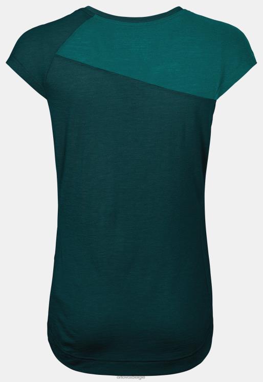 vrouwen donkere Stille Oceaan 120 tec-t-shirt ORTOVOX kleding LX0XF1199