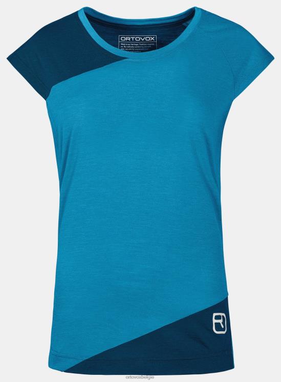 vrouwen erfgoed blauw 120 tec-t-shirt ORTOVOX kleding LX0XF1198