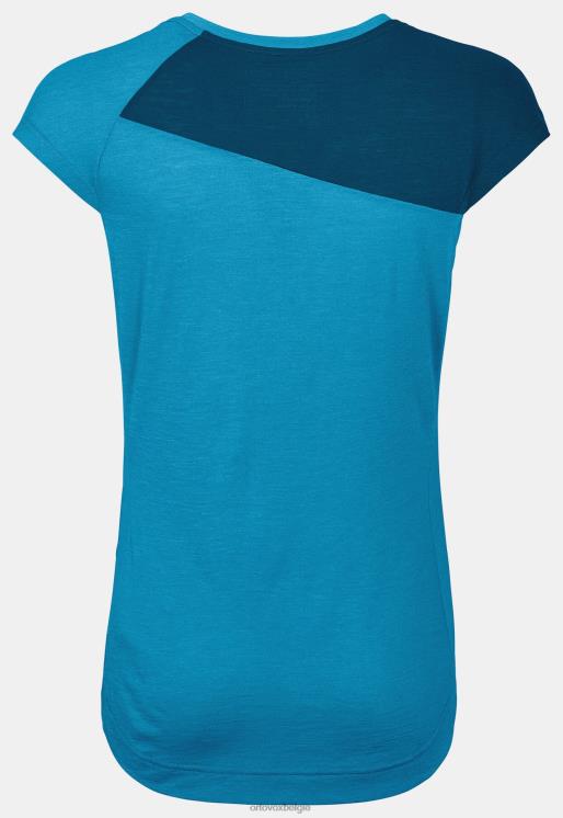 vrouwen erfgoed blauw 120 tec-t-shirt ORTOVOX kleding LX0XF1198
