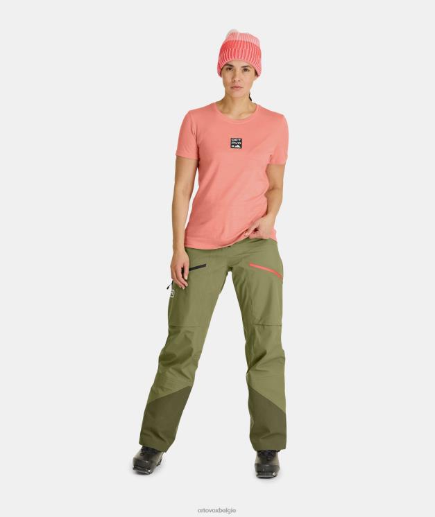 vrouwen herfstbladeren 185 merino vierkante ts ORTOVOX kleding LX0XF1070