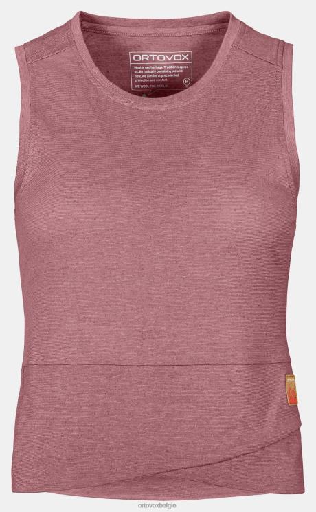 vrouwen mengsel van bergrozen 170 cool verticaal blad ORTOVOX kleding LX0XF1168