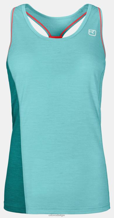 vrouwen mengsel van ijswatervallen 120 cool tec snel opwaartse top ORTOVOX kleding LX0XF1121