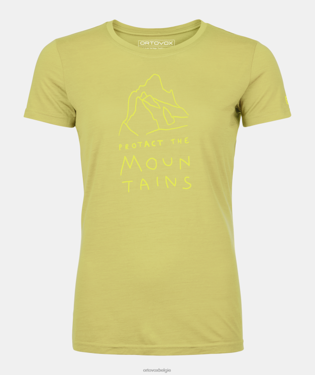 vrouwen wabisabi 150 coole mtn-beschermer ts ORTOVOX kleding LX0XF966