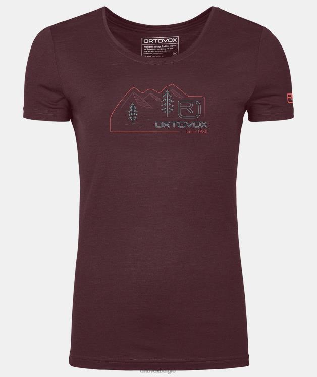 vrouwen wijn proeven 140 coole vintage badge ts ORTOVOX kleding LX0XF1061