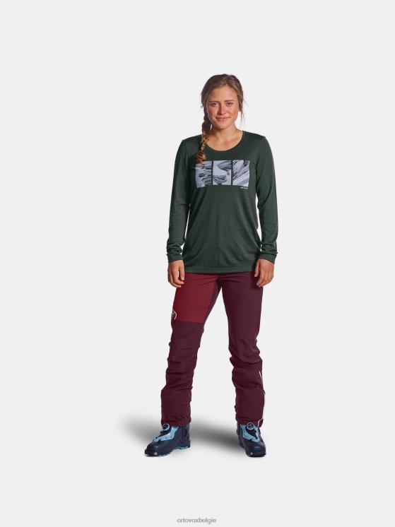 vrouwen zwarte raaf 185 merinovorm foto ls ORTOVOX kleding LX0XF1266